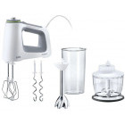 Braun Mixer de mana HM5137WH, 750W, 0.5 L / 0.6L, Alb/Gri