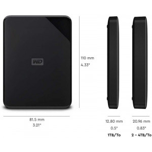 WD Elements SE 4TB USB 3.0 Black