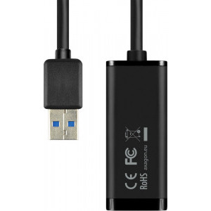 AXAGON 1x USB 3.0 Male - 1x RJ-45 Female