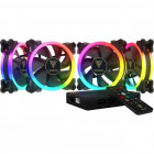 Ventilator Gamdias Aeolus M1 1204R RGB LED 4 Fan Pack