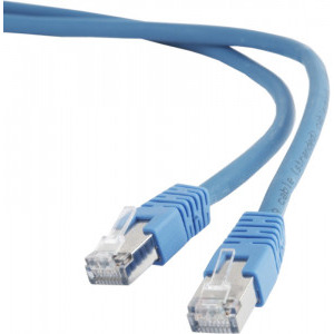 Cablu retea Gembird CAT6a Patch Cable S/FTP 0.5m blue