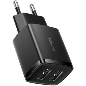 Baseus CCXJ010201, 2x USB, Black