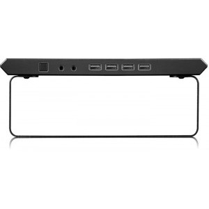 Deepcool M-DESK F3, 27 inch, USB port, Audio port, negru