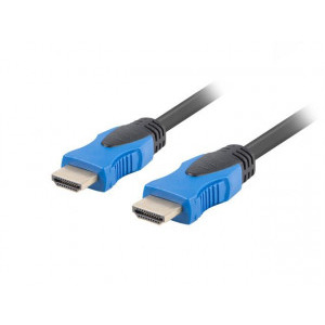 Cablu video Lanberg HDMI Male - HDMI Male, v2.0, 10m, negru