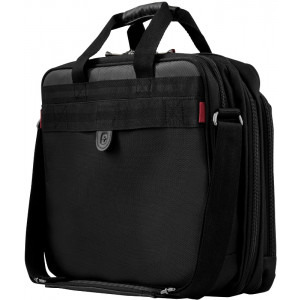 Wenger Geanta notebook 16 inch, Double Gusset Computer Case, Black - Gray