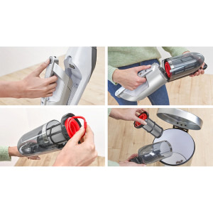 Bosch vertical cu acumulator BCH3P2301 Flexxo Gen2, 23V, 0.4 L, Autonomie 50 minute, Alb