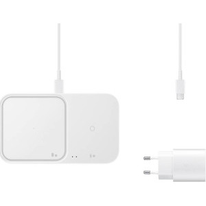 Samsung EP-P5400T, Wireless Qi, Charger Duo, alb + incarcator