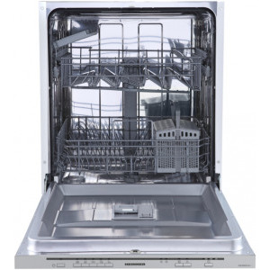 Masina de spalat vase incorporabila Heinner HDW-BIM60514E++, 14 seturi, 5 programe, Clasa E, AquaStop, 60 cm