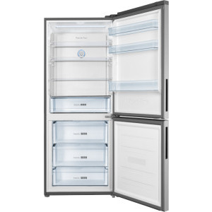 Tesla RC4200FTXE, 417 L, Clasa E, Total No Frost, Multi Air Flow, Fresh Box, Control electronic, 185 cm, Inox
