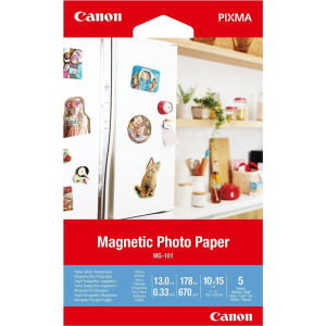 Hartie Canon MG-101 Magnetic Photo Paper 10 x 15 cm (4 x 6 inch) 5 coli
