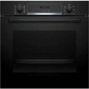 Cuptor incorporabil Bosch HBA574BB3, Electric, 71 L, Autocuratare pirolitica, AutoPilot 10, HotAir Gentle, Grill, Clasa A+, Negru