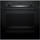 Cuptor incorporabil Bosch HQA534BB3, Electric, 71 L, Autocuratare hidrolitica, EcoClean Direct, HotAir Steam, 3D HotAir, Grill, Abur, Clasa A+, Negru