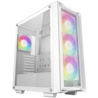 Carcasa Deepcool CC560 MESH V2 White, ventilatoare ARGB