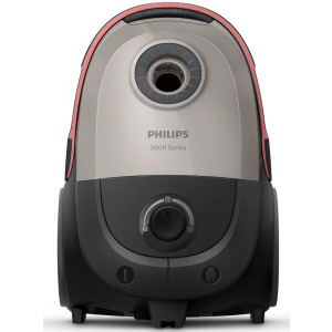 Philips Seria 5000 XD5122/10, cu sac, 900W, 4L, Negru/Bej