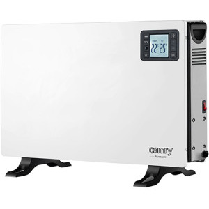 Camry Convector electric CR7739, 2000 W, 3 trepte, Termostat reglabil, Ventilare, Negru