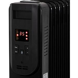 Camry Calorifer electric CR7812, 1500 W, 7 elementi, 3 trepte, Termostat reglabil, Negru