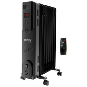 Camry Calorifer electric CR7810, 2000 W, 9 elementi, 3 trepte, Termostat reglabil, Negru