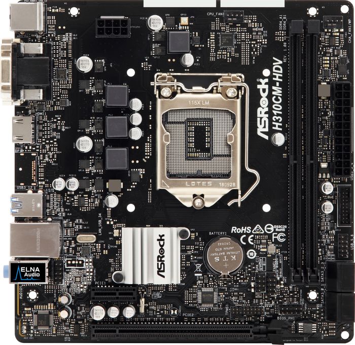 Placa de baza ASRock H310CM-HDV