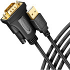 Cablu periferice AXAGON USB 2.0 tip A Male - Serial Male, 1.5m, negru