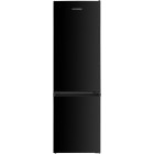 Combina frigorifica Heinner HC-HM262BKF+, 262 L, Clasa F, Control electronic, Iluminare LED, 180 cm, Negru