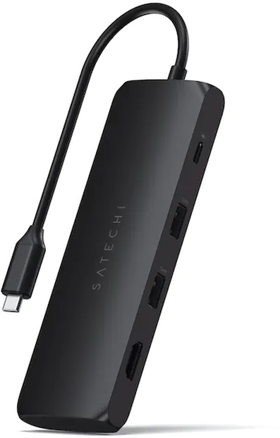 Satechi USB-C Hybrid Multiport adapter, Black