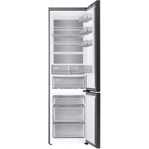 Samsung RB38C7B6B22/EF, Bespoke, 390 L, Clasa B, Total No Frost, Twin & Metal Cooling, Digital Inverter, AI Energy, Smart Control, 203 cm, Sticla neagra