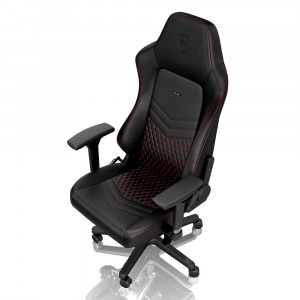 Noblechairs HERO Real Leather Black/Red