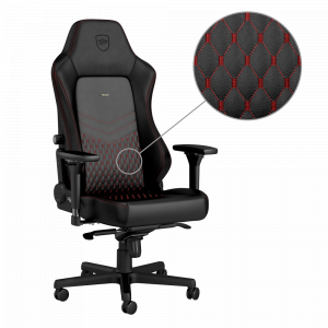 Noblechairs HERO Real Leather Black/Red