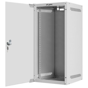 Lanberg WF10-2312-10S 12U, Wall mount, 310 mm, Glass door, Gri