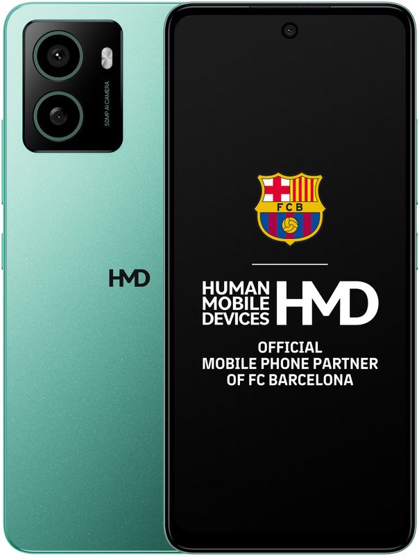 Smartphone HMD Pulse Plus, 128GB, 4GB RAM, Dual SIM, Tri-Camera, 4G, Glacier Green