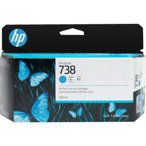HP Cartus 738 130 ml Cyan