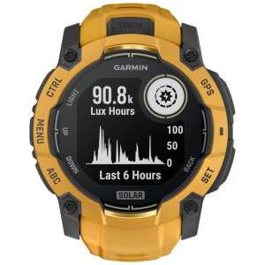 Garmin Instinct 3 50mm, Solar, GPS, Sunburst/Grey