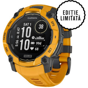 Garmin Instinct 3 50mm, Solar, GPS, Sunburst/Grey