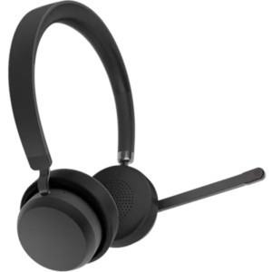 Lenovo On-Ear, Wireless VoIP, Microsoft Teams, Negru