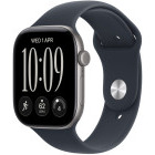 SmartWatch Apple Watch Series 12, GPS, 42mm Carcasa Aluminium Space Grey, Navy Blue Sport Band - M/L