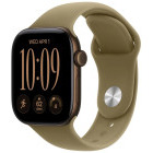 SmartWatch Apple Watch Series 12, Cellular, GPS, 42mm Carcasa Aluminium Dark Bronze, Olive Sport Band - S/M