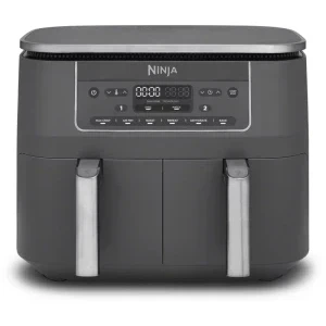 Ninja Friteuza cu aer cald Foodi Pro DualZone DZ300EU, 2400W, 2x 3.8L, Gri
