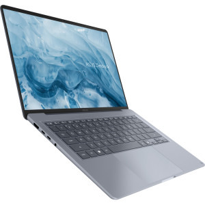 ASUS 14'' Zenbook 14 UX3480KA, WUXGA OLED, Procesor AMD Ryzen™ AI 7 345 (8M Cache, up to 4.60 GHz), 24GB LPDDR5X, 512GB SSD, AMD Radeon 840M, Win 11 Home, Arctic Blue