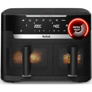 Tefal Friteuza cu aer cald Ever Fry XXL Dual EY9488E0, 2700W, 6.5 L + 4.5L, Negru
