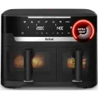 Tefal Friteuza cu aer cald Ever Fry XXL Dual EY9488E0, 2700W, 6.5 L + 4.5L, Negru
