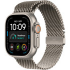 SmartWatch Apple Watch Ultra 4, Cellular, 49mm Carcasa Natural Titanium, Natural Titanium Milanese Loop - M