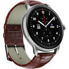 SmartWatch HMD Watch X1, AMOLED 1.43 inch, Silver Leather