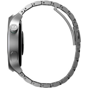 Motorola Moto Watch, Special Edition, Silver - Herbal Garden Silicone Band