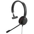 Jabra On-Ear, Evolve 20 UC Mono, USB-C/A, Negru