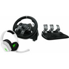Logitech G920 Driving Force + Casti Astro A10 Gen 2, White
