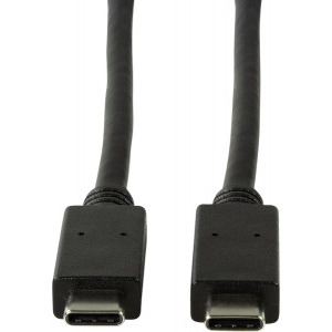 Logilink USB-C Male la USB-C Male, 1 m, Black, amperaj maxim suportat 3A