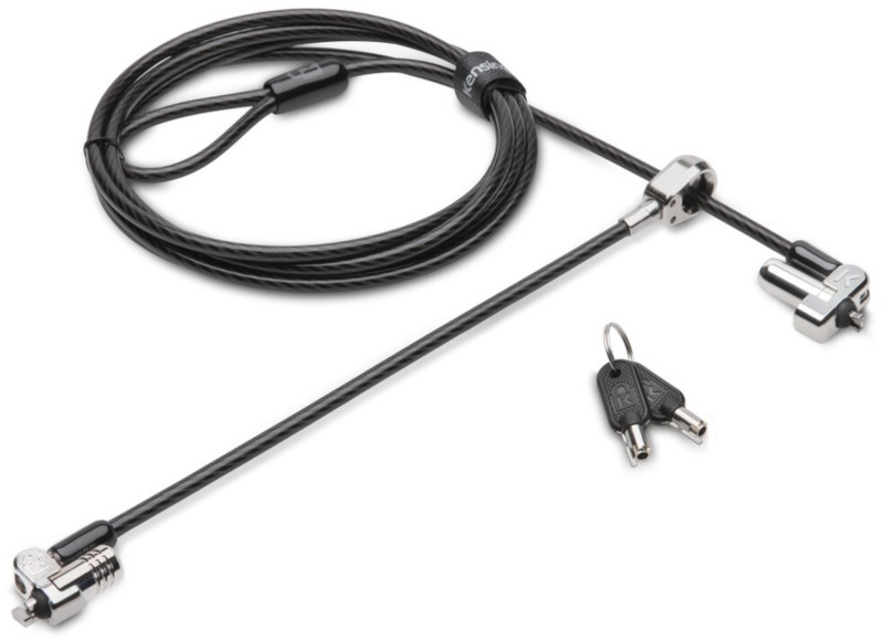 Accesoriu notebook Kensington N17 Keyed Dual-Head-Lock, lungime 1.8m