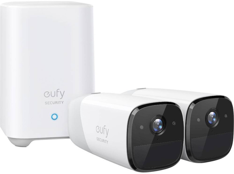 eufy Kit supraveghere videoCam 2 Security wireless, HD 1080p, IP67, Nightvision, 2 camere video
