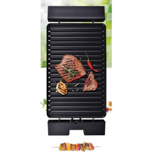 Heinner Gratar electric, HEG-F1800, 1800W, Inox/Negru