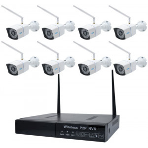 PNI House WiFi550 NVR + 8 Camere WiFi